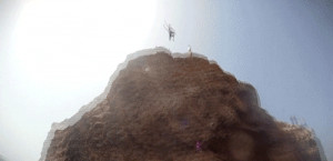 cliff jumping gif