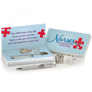 Nurses: An Essential Piece Of Our Team Laser-Engraved Puzzle Key Tag ...