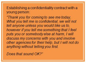Confidentiality, information sharing and child protection