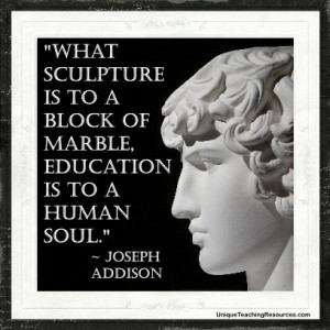 The purpose of education is to enlighten the student as to how to use ...