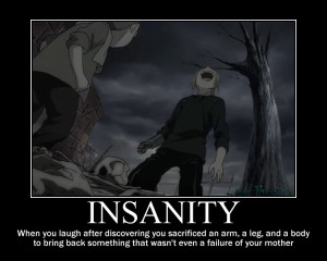 insanity by sadistic lus anime quotes about insanity when talking to ...