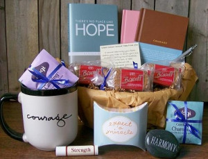 courage gift basket hope to cherish a desire with anticipation courage ...