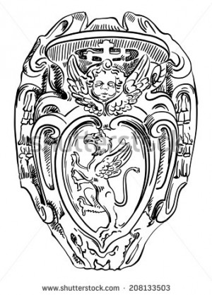 stock-vector-griffin-heraldry-coat-of-arms-old-historical-heraldic ...