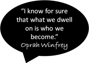 for sure that what we dwell on is who we become oprah winfrey by quote ...