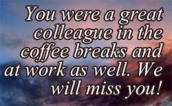 Funny Goodbye Work Quotes Goodbye colleagues funny and