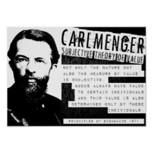 Carl Menger Austrian School Libertarian Free Marke Print