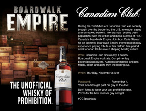 Canadian Club: el whisky de Al Capone, Boardwalk Empire y Mad Men