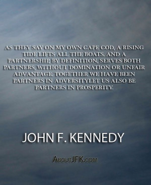 ... also be partners in prosperity.