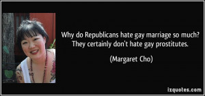 Why do Republicans hate gay marriage so much? They certainly don't ...