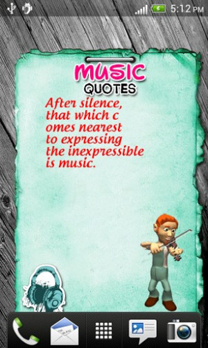 View bigger - Music Quotes Live WallPaper for Android screenshot