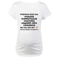Pregnancy Side Effects Quote Maternity T-Shirt for