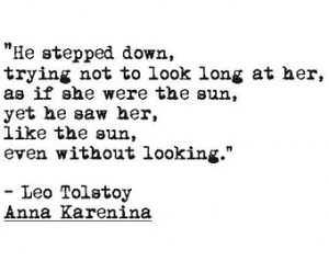 Literature Quotes Anna karenina love quote retro