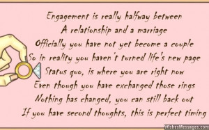 Engagement Congratulations Quotes Funny Funny engagement card poem for