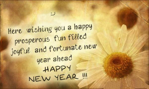 Happy New Year English Quotes