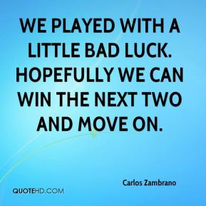Quotes About Bad Luck. QuotesGram