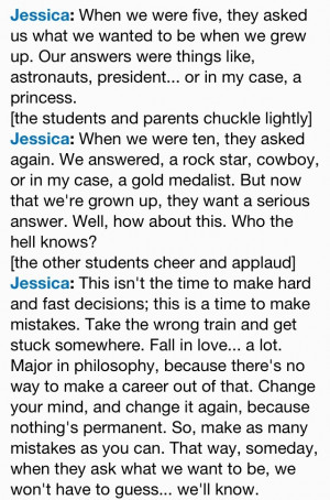 Jessica's Senior Graduation Speech from Eclipse! Senior Year