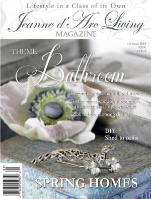 The April issue of Jeanne d'Arc Living
