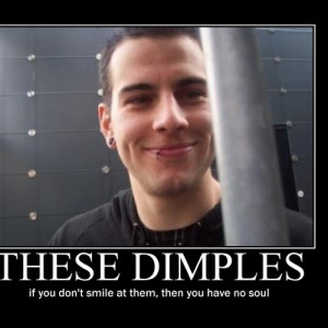 guys with dimples