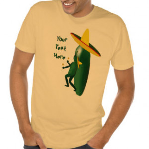 Funny Hot Pepper Man Dance Mens Gold T-shirt