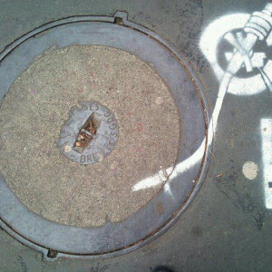 Turntable Street Art via