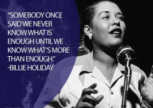 ... Billie Holiday’s voice made her unique.(Photo: Herman Leonard