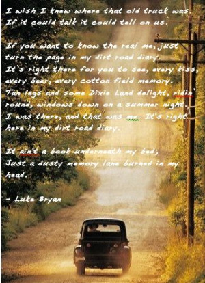 Dirt Road Diary - Luke Bryan