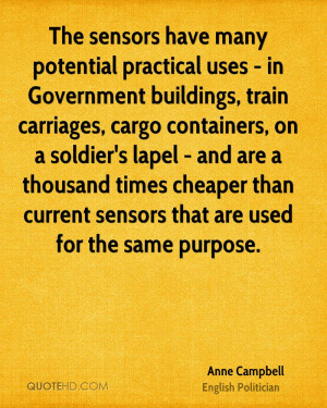 The sensors have many potential practical uses - in Government ...