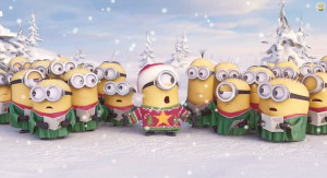Deck the halls: The Minions give a special Christmas message in video