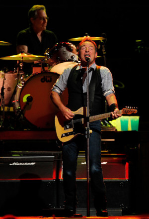 Max Weinberg Bruce Springsteen and Max Weinberg perform at Consol