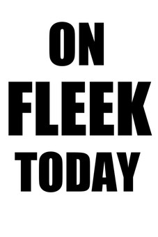 on fleek today (white) T-Shirts