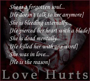 love hurts poems