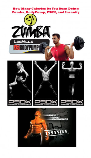 ... Many Calories Do You Burn Doing p90X, Zumba, Insanity, and BodyPump