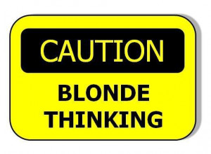 Funny Blonde Quotes Funny image