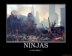Ninjas Motivational Poster Posters Inspirational Funny Demotivational ...