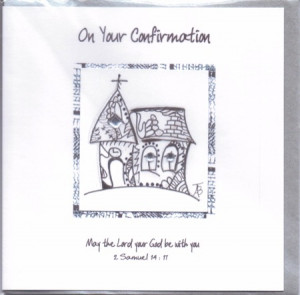 POTTY MOUSE - ON YOUR CONFIRMATION GREETINGS CARD