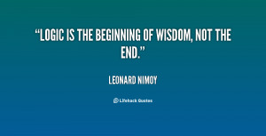 Logic Quotes Quote...