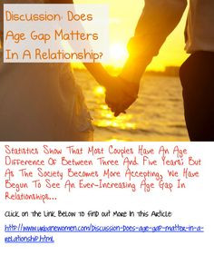Discussion: Does Age Gap Matter In A Relationship? - Statistics Show ...