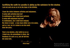 Victor Hugo on afterlife.. by rationalhub