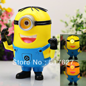 Plastic-Made-Cute-One-eyed-Despicable-Me-The-Minion-Style-Toy-with ...