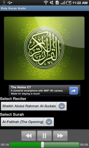 View bigger - Audio Quran Mp3 for Android screenshot