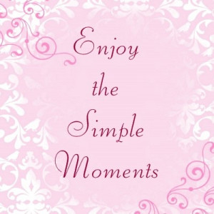 Simple Moments Quote Magnet