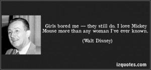 Walt disney quotes i love mickey mouse