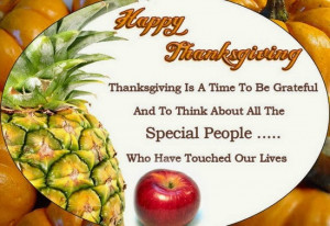 Happy Thanksgiving Quotes and Sayings