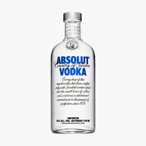 Vodka Absolut Verdadeiro...