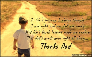 Thank You Messages for Dad: Thank You Notes