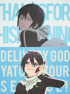 yato yatogami noragami noragami edit i love yukine but i prefer yato ...