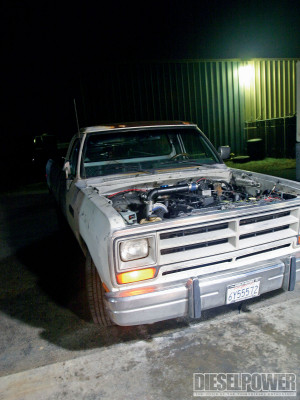 1989 Dodge Cummins Airflow Boost Late Night Testdrive