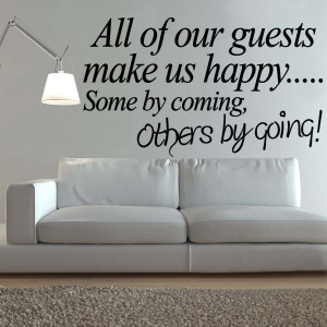 Guest Bedroom Vinyl Wall Decals Stickers Quotes