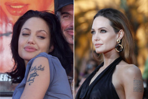 Angelina Jolie’s shoulder tattoo