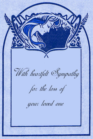 ... Emms › Portfolio › For the Loss of Your Loved One Sympathy Card